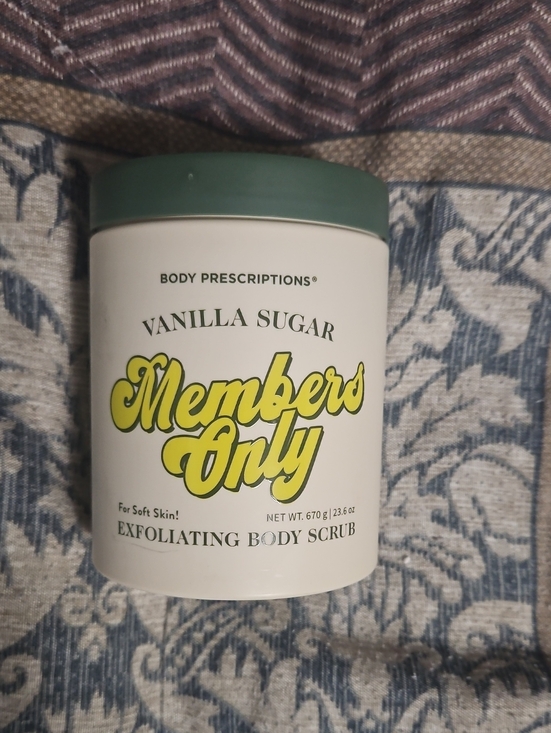 Body Prescriptions Other - Body Prescriptions Vanilla Sugar Body Scrub - White Jar with Green Lid